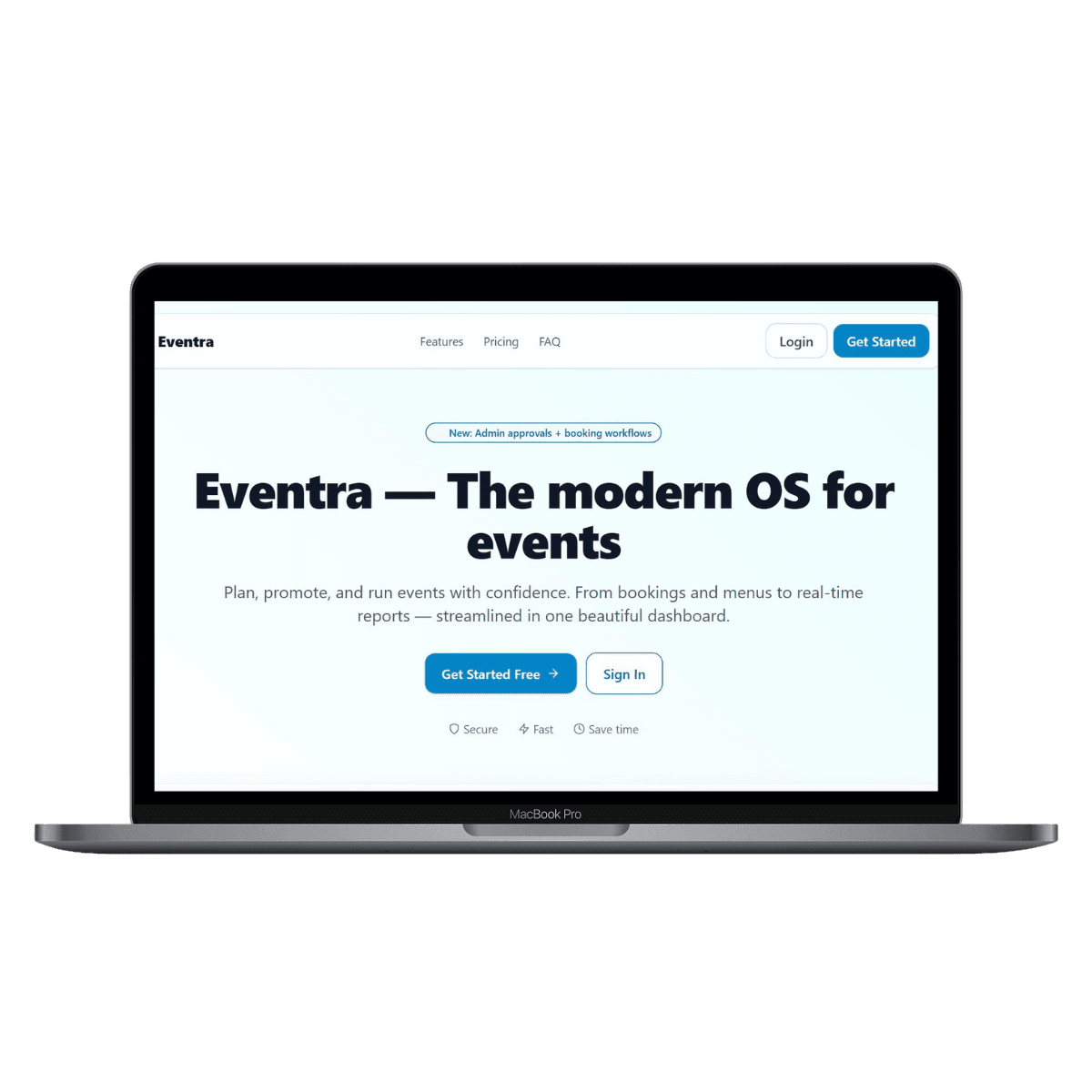 Eventra — Event Management Platform preview